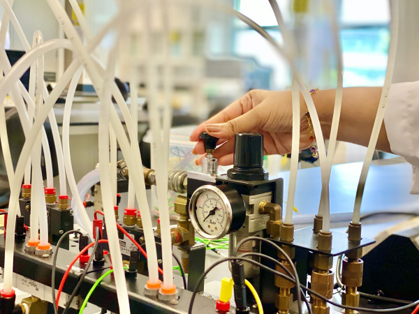 Exemple de photo dans le secteur parachimie de l'usage de la métrologie