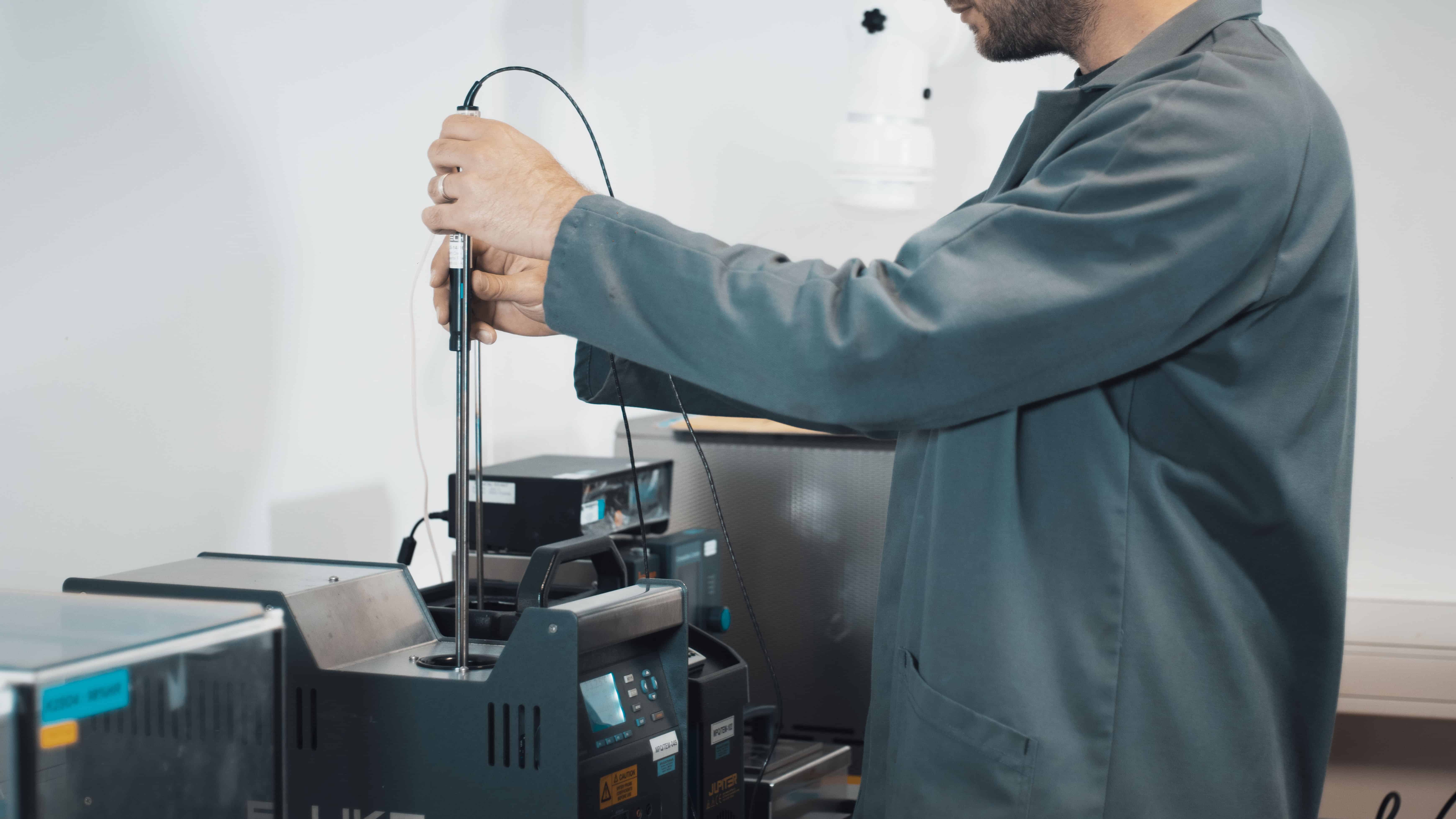 metrologue etalonnage sonde de temperature